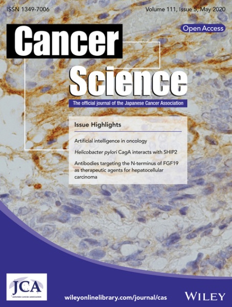 Cancer ScienceI(Volume 111, Issue 5, May 2020)α
